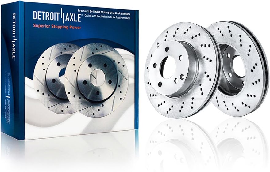 Main Image - Front Drilled Disc Brake Rotors