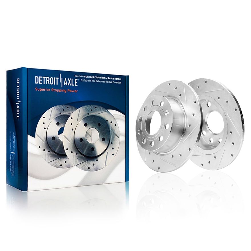 Main Image - Rear Drilled Disc Brake Rotors