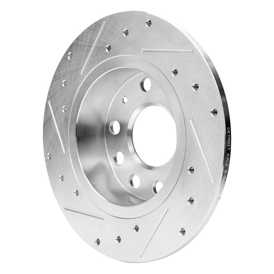 Rear Drilled Disc Brake Rotor - S-34470 x2