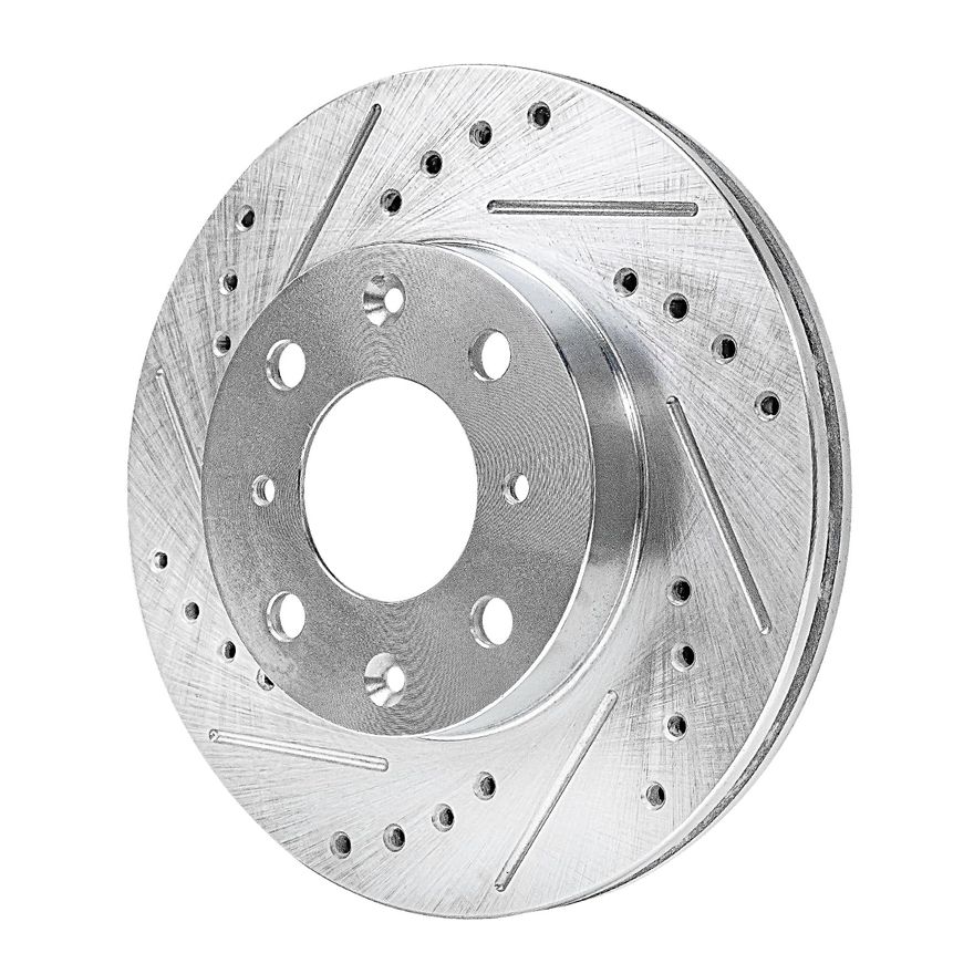 Front Drilled Brake Rotors - S-31029 x2