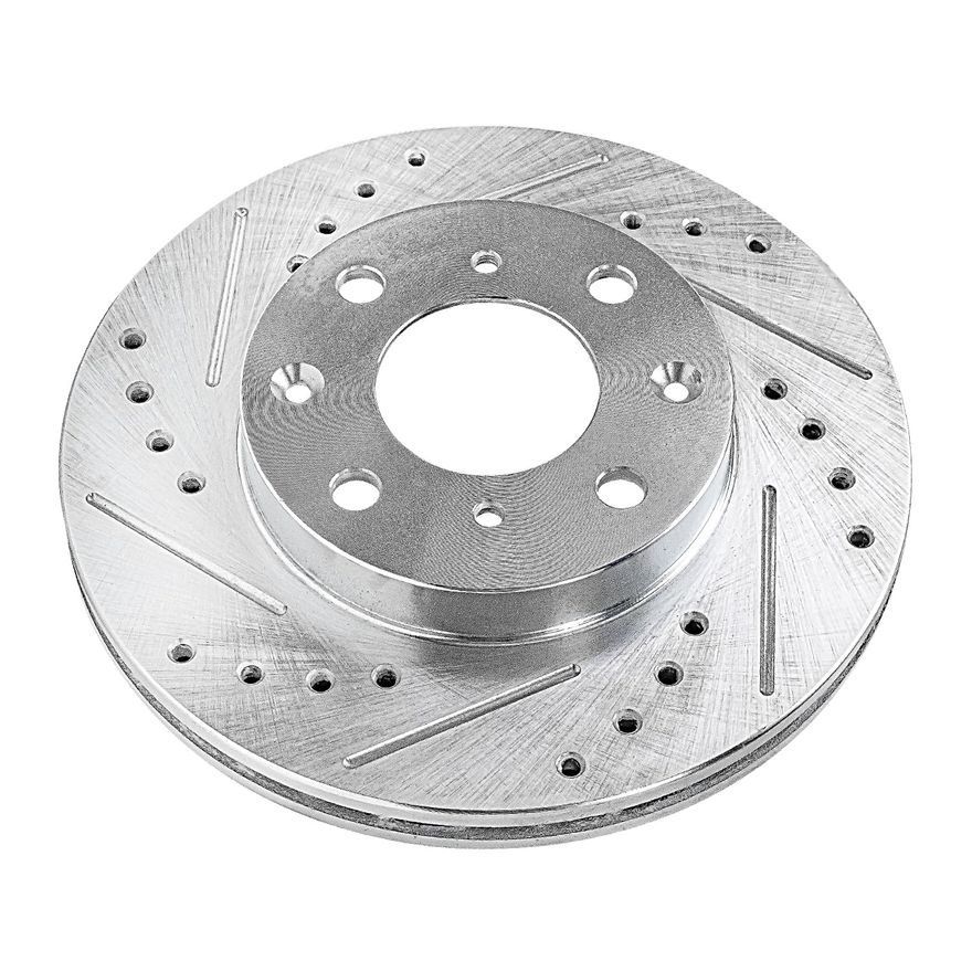 Front Drilled Brake Rotors - S-31029 x2