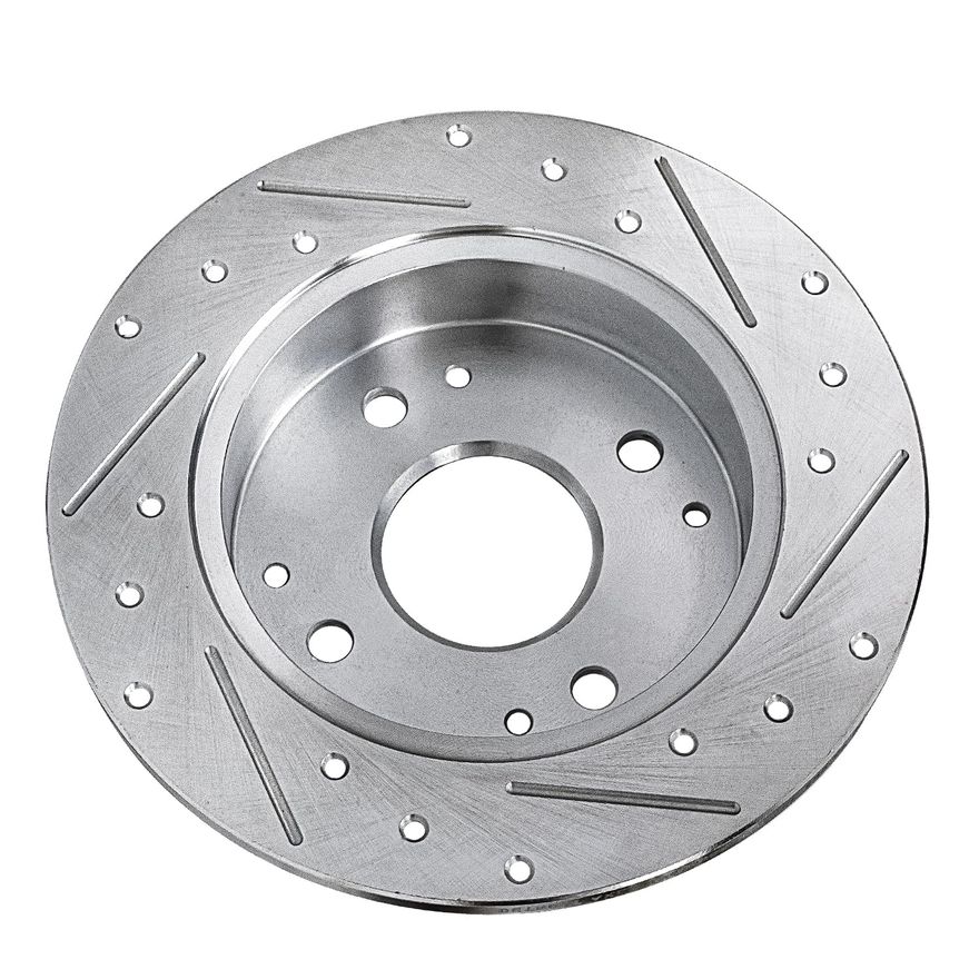 Rear Drilled Disc Brake Rotor - S-31038 x2