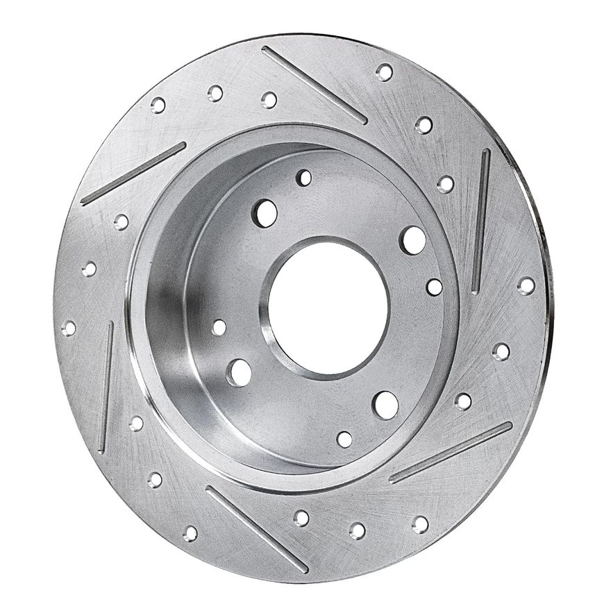 Rear Drilled Disc Brake Rotor - S-31038 x2