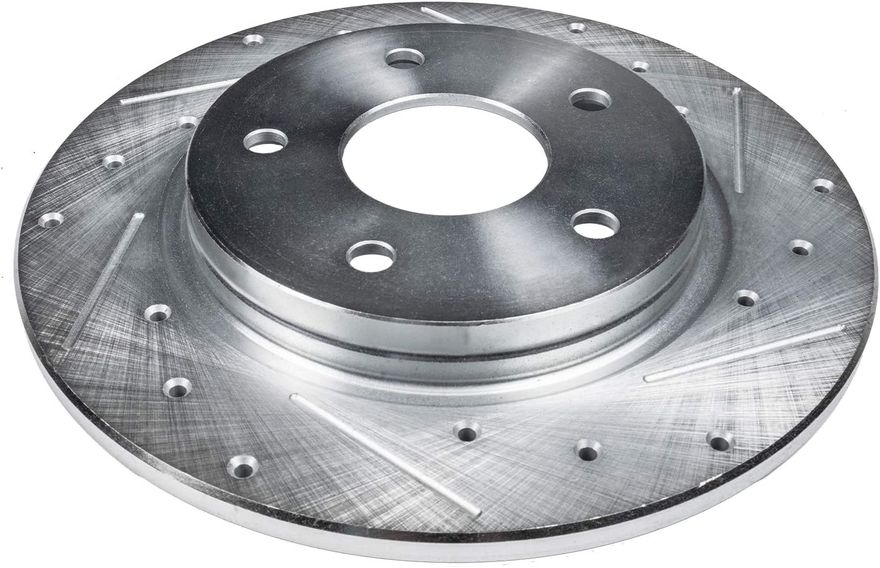 Rear Drilled Brake Rotors - S-31134 x2