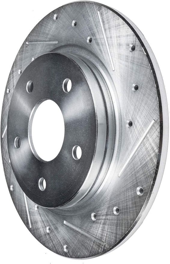 Rear Drilled Brake Rotors - S-31134 x2