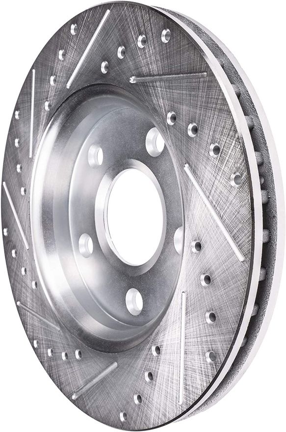 Front Drilled Disc Brake Rotor - S-31172 x2