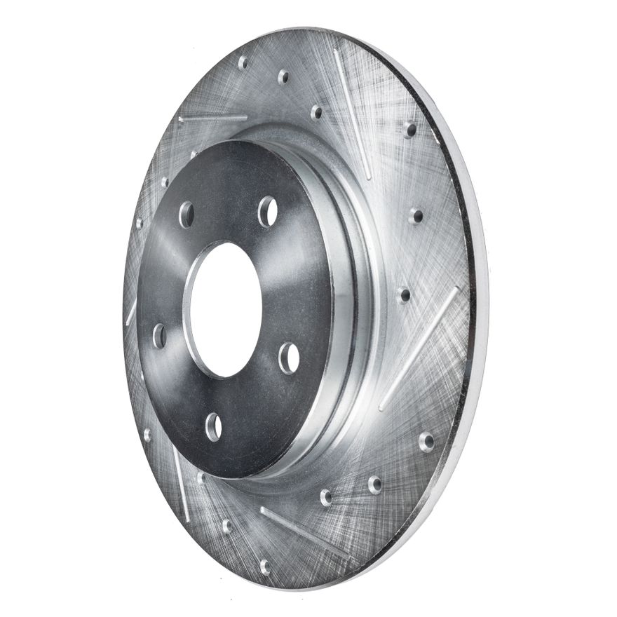 Rear Drilled Disc Brake Rotor - S-31304 x2