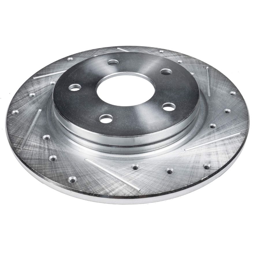 Rear Drilled Disc Brake Rotor - S-31317 x2