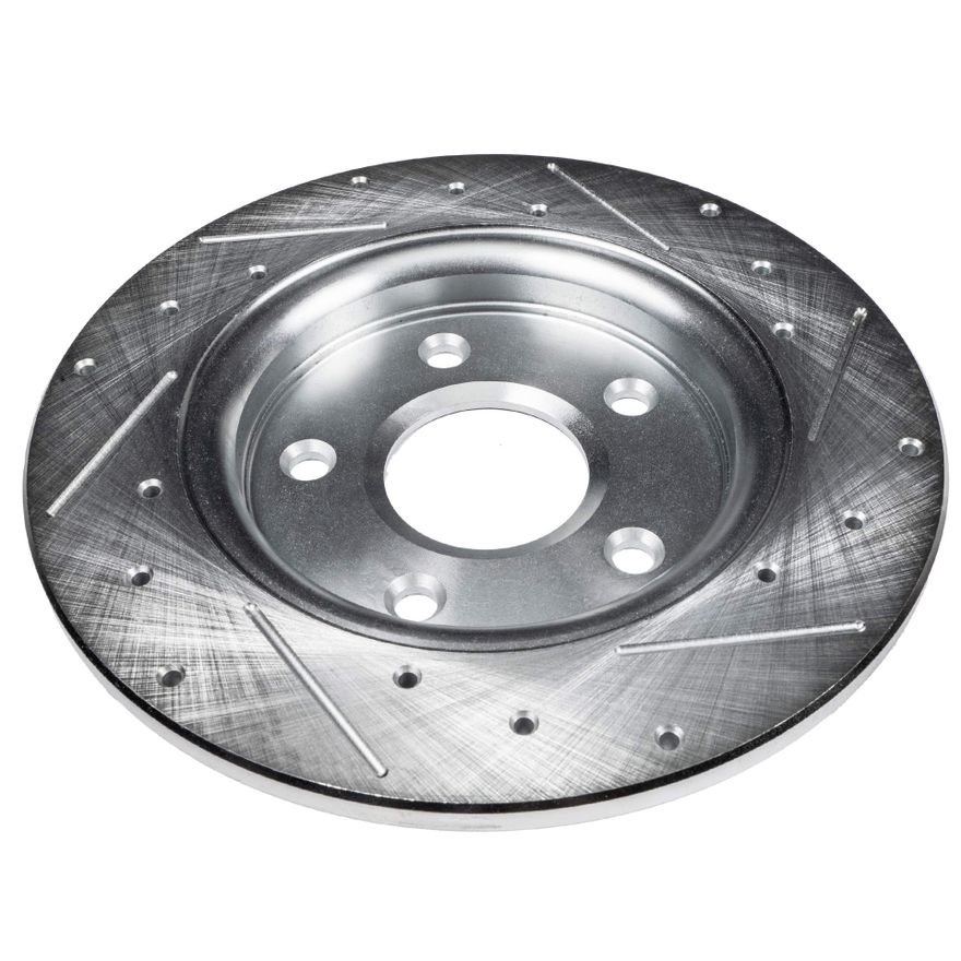 Rear Drilled Disc Brake Rotor - S-31317 x2