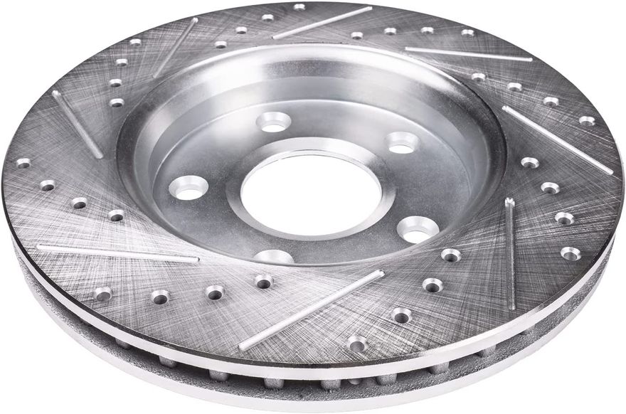 Rear Drilled Brake Rotors - S-31349 x2