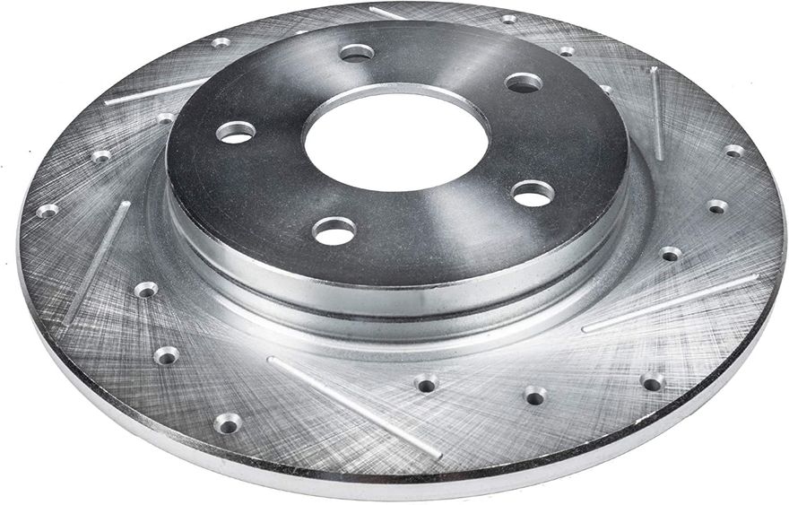 Rear Drilled Disc Brake Rotor - S-31420 x2