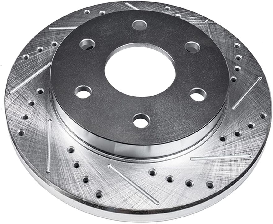 Rear Drilled Brake Rotors - S-31430 x2