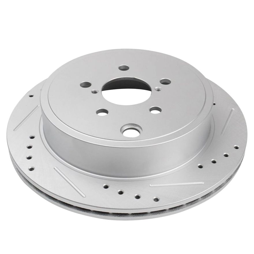 Rear Drilled Brake Rotors - S-31555 x2