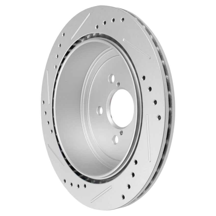 Rear Drilled Brake Rotors - S-31555 x2
