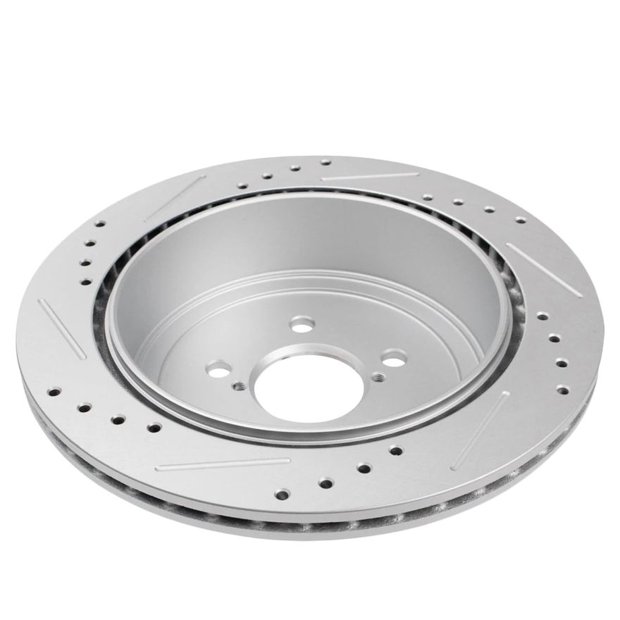Rear Drilled Brake Rotors - S-31555 x2