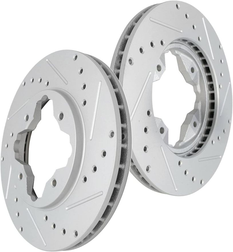 Front Brake Rotors - S-3287 x2