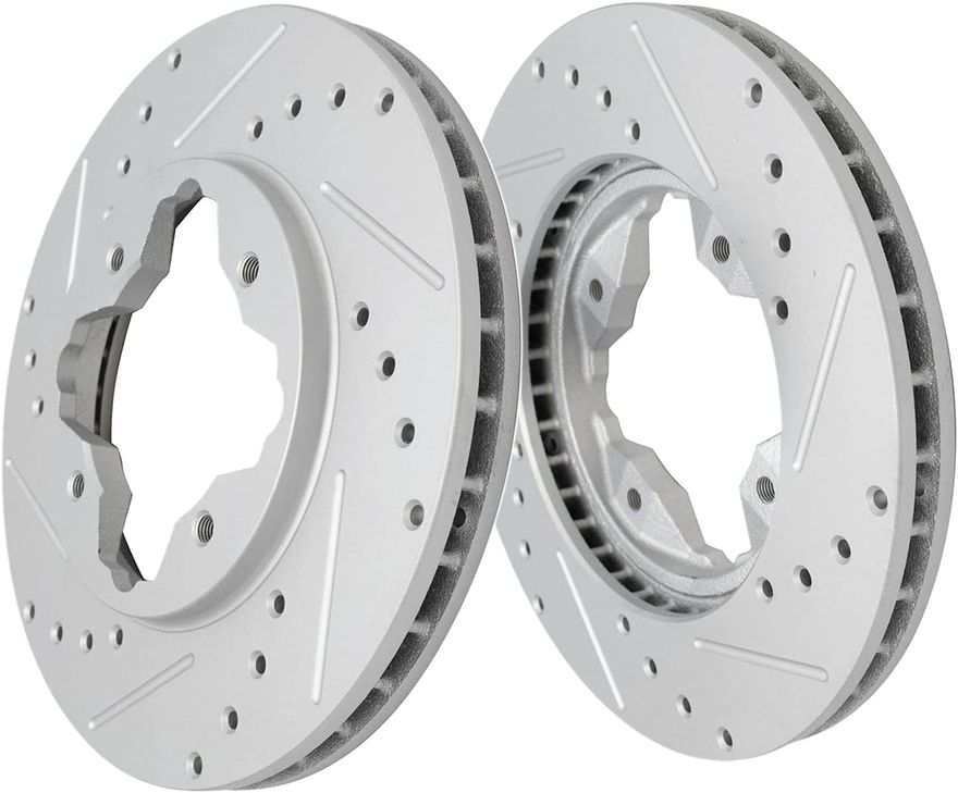 Front Brake Rotors - S-3287 x2