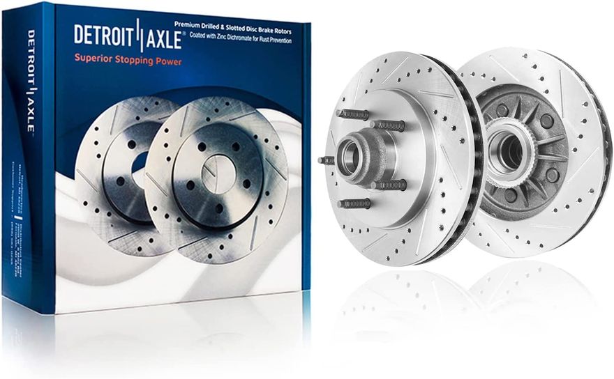 Main Image - Front Drilled Disc Brake Rotors