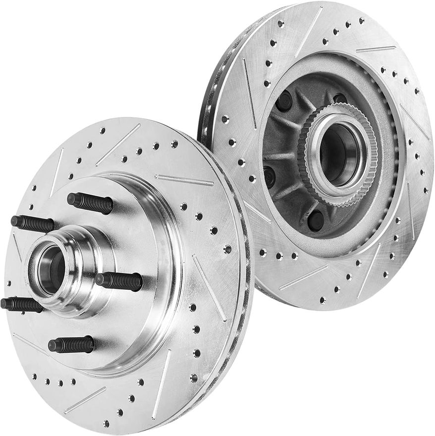 Front Brake Rotors - S-54092 x2