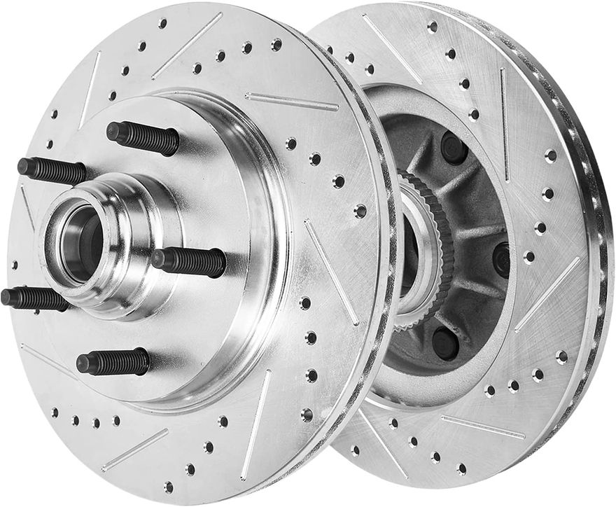 Front Brake Rotors - S-54092 x2