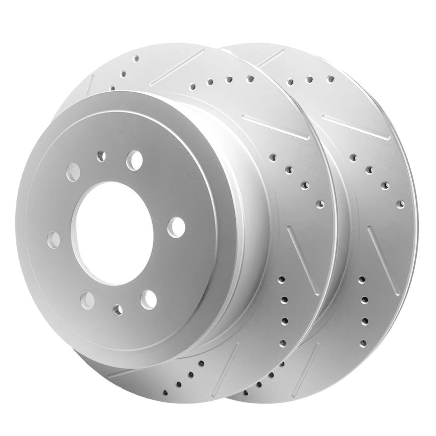 Rear Brake Rotors - S-54111 x2
