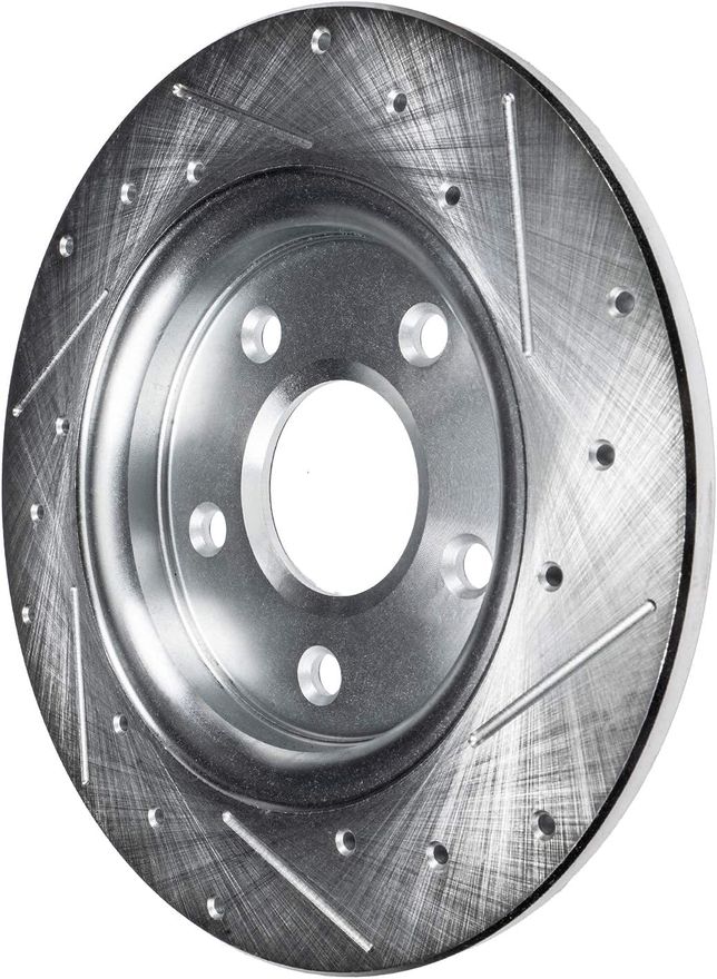 Rear Brake Rotors - S-54122 x2