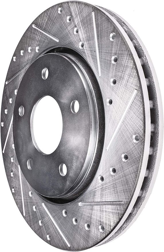 Front Drilled Rotor - S-54166 x2