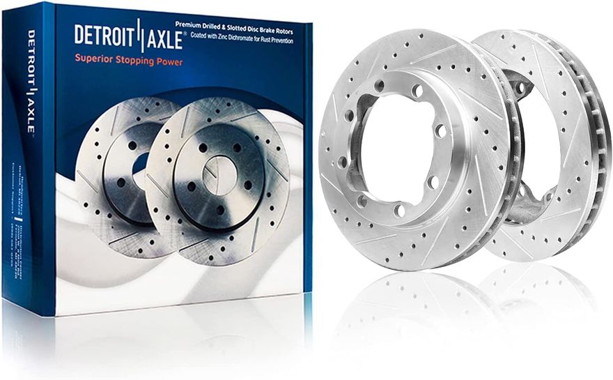 Main Image - Front Drilled Disc Brake Rotors