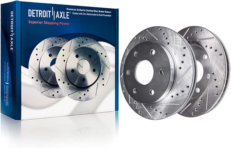 Main Image - Rear Drilled Brake Rotors