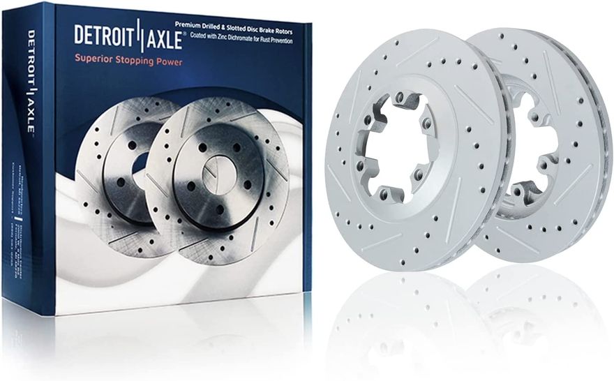 Main Image - Front Drilled Disc Brake Rotors