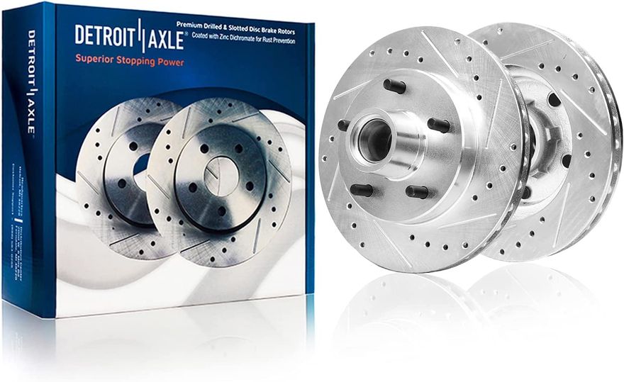 Main Image - Front Drilled Disc Brake Rotors