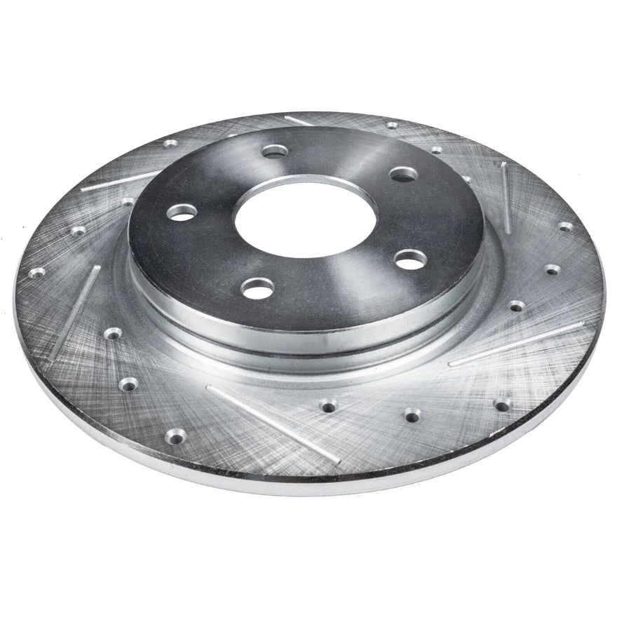 Rear Drilled Disc Brake Rotor - S-53008x2