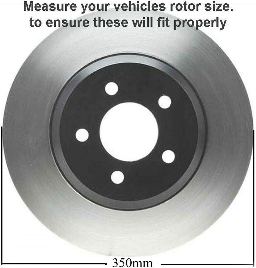 Front Drilled and Slotted Brake Rotors (Pair)