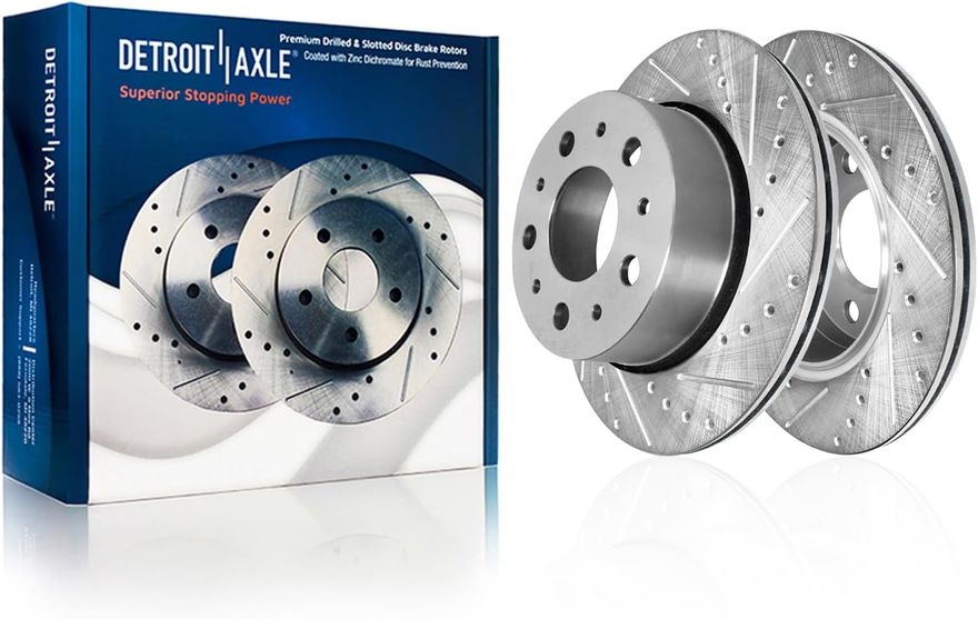 Main Image - Rear Drilled Brake Rotors