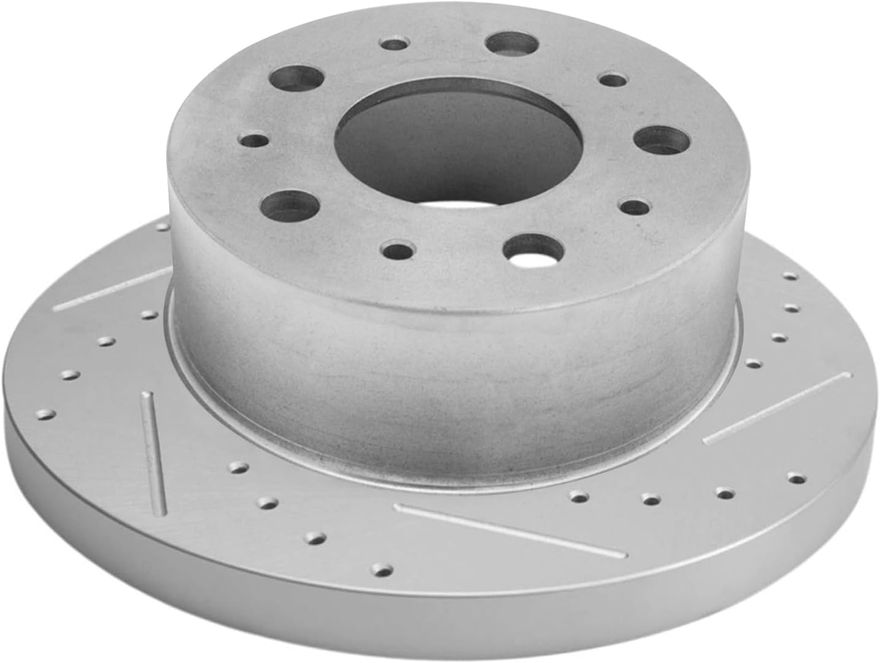 Rear Drilled Brake Rotor - S-800052 x2