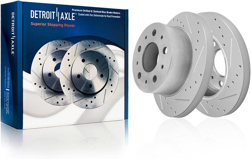 Main Image - Rear Drilled Brake Rotors