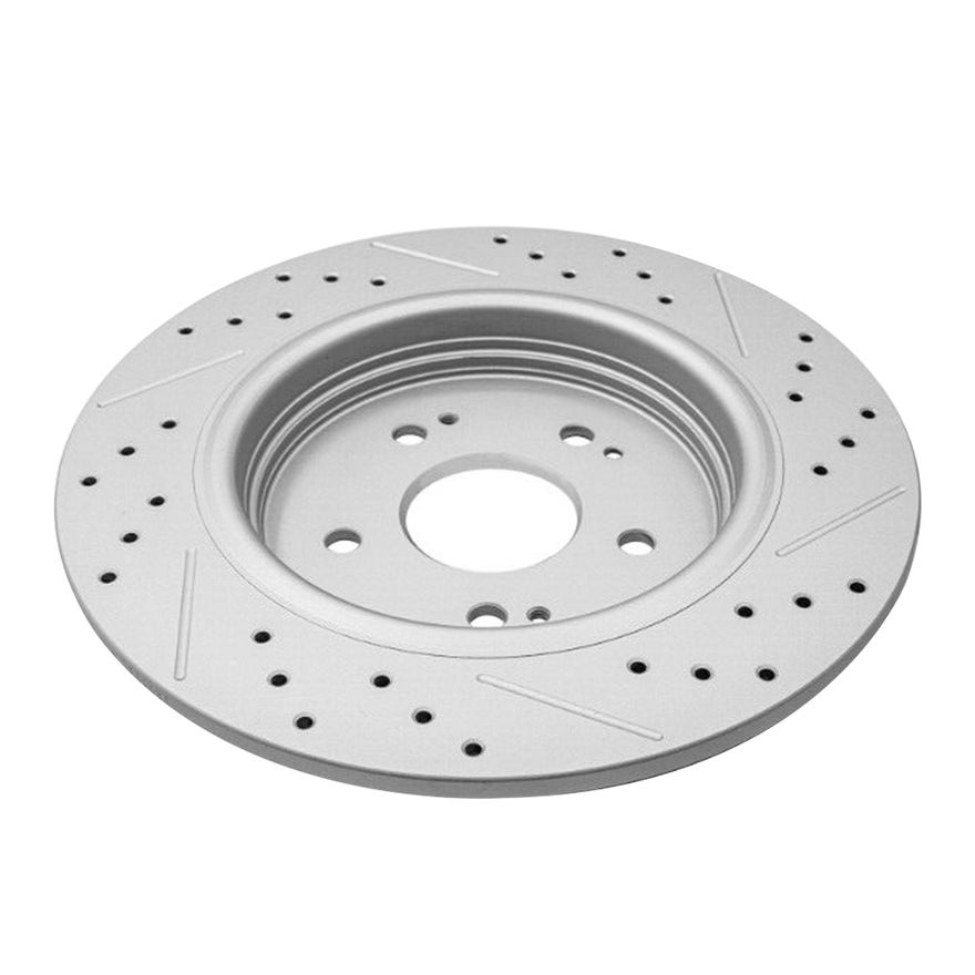 Rear Drilled Disc Brake Rotor - S-800063 x2
