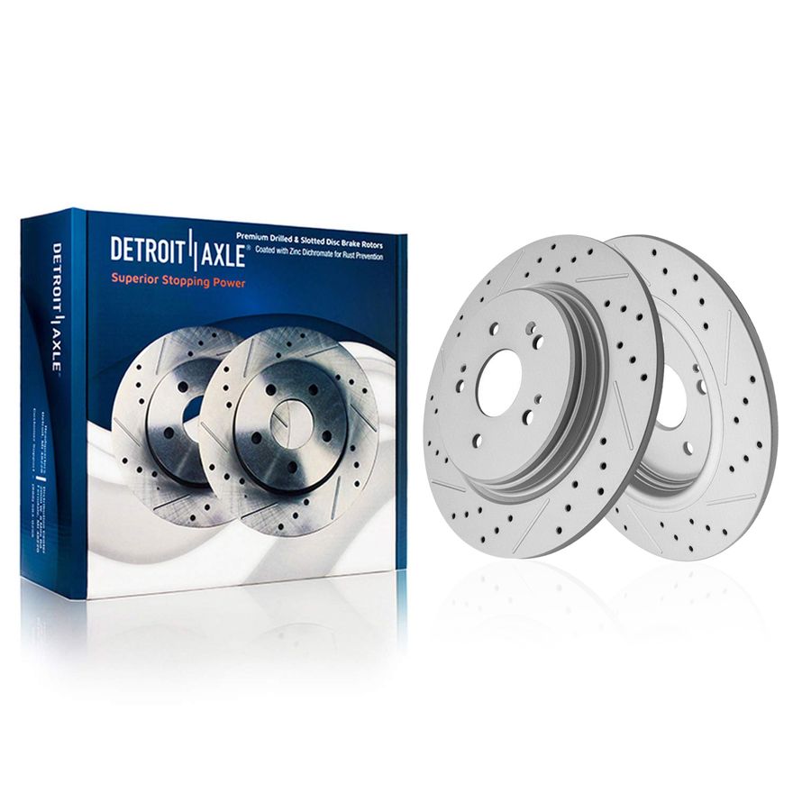Main Image - Rear Drilled Disc Brake Rotors