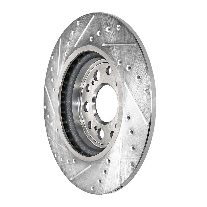 Rear Drilled Disc Brake Rotor - S-800064 x2