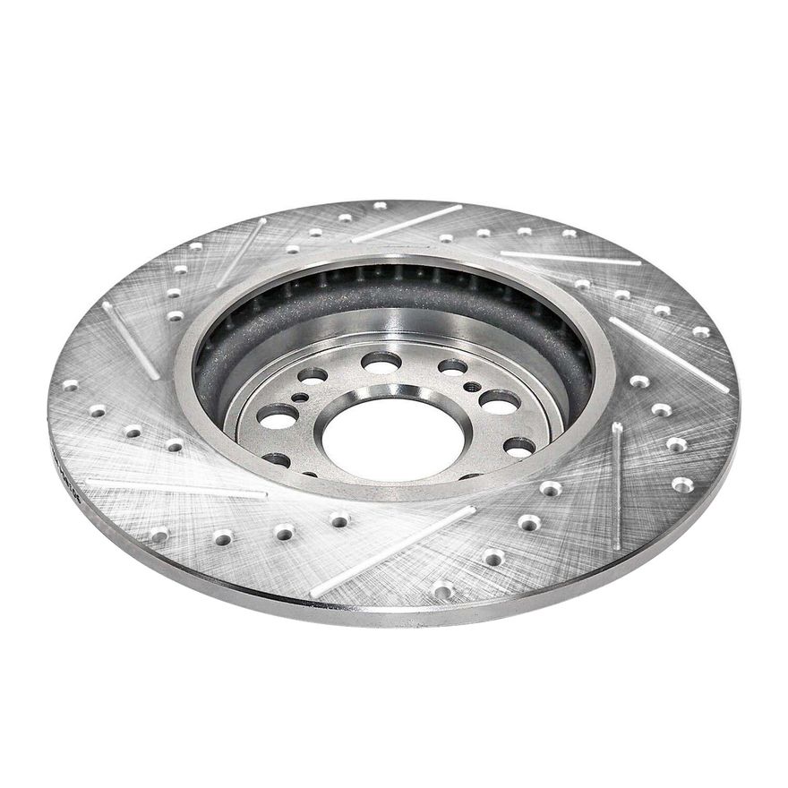 Rear Drilled Disc Brake Rotor - S-800064 x2