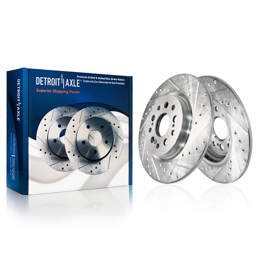 Main Image - Rear Drilled Disc Brake Rotors
