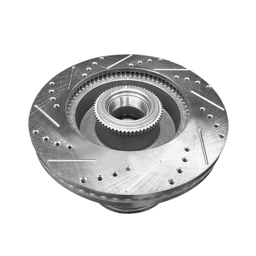 Front Drilled Disc Brake Rotor - S-800087 x2