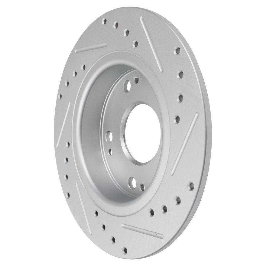 Rear Drilled Brake Rotor - S-800012 x2