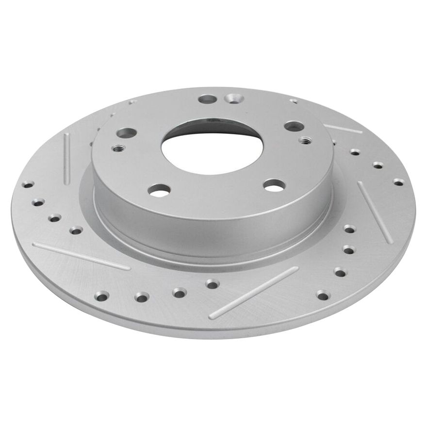 Rear Drilled Brake Rotor - S-800012 x2