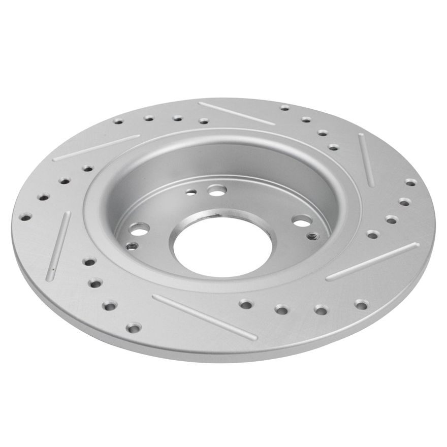 Rear Drilled Brake Rotor - S-800012 x2
