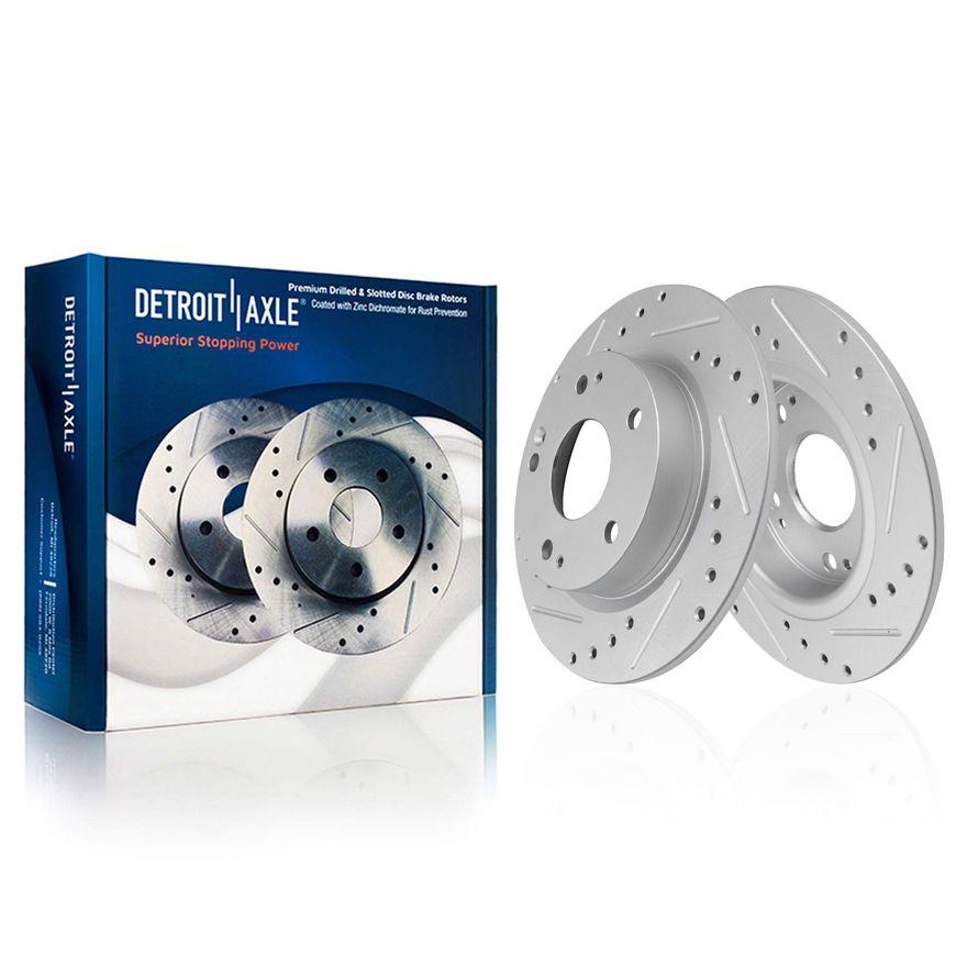 Main Image - Rear Drilled Brake Rotors