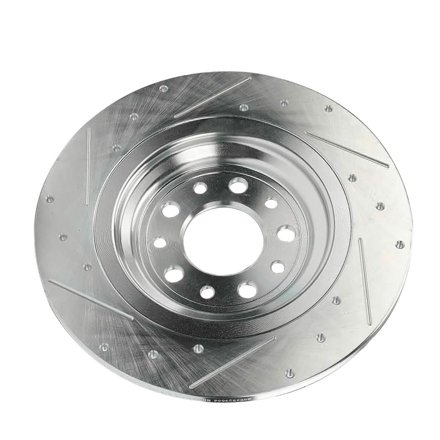 Rear Drilled Disc Brake Rotor - S-800023 x2