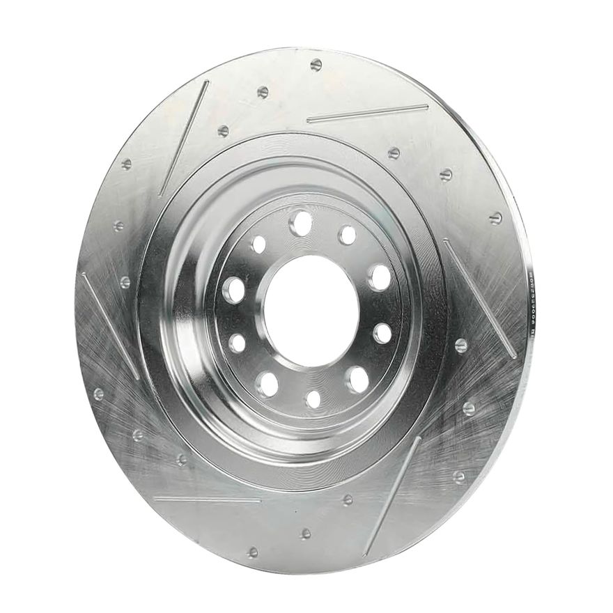 Rear Drilled Disc Brake Rotor - S-800023 x2