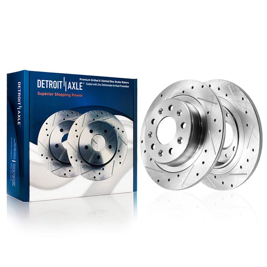Main Image - Rear Drilled Brake Rotors