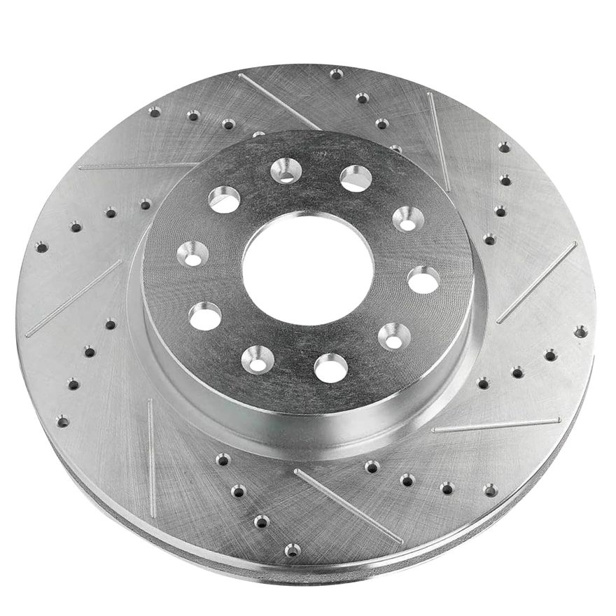 Front Drilled Disc Brake Rotor - S-800149 x2